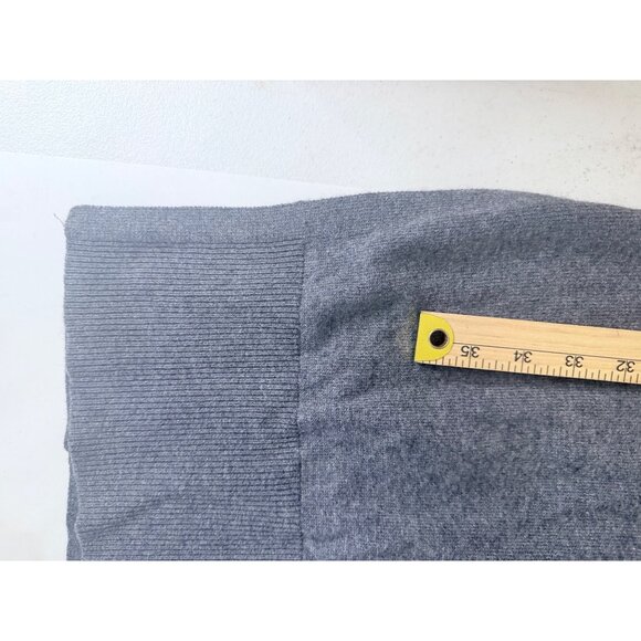 Banana Republic Turtleneck Sweater Dress XS Gray Wool Cashmere Preppy - Picture 7 of 10